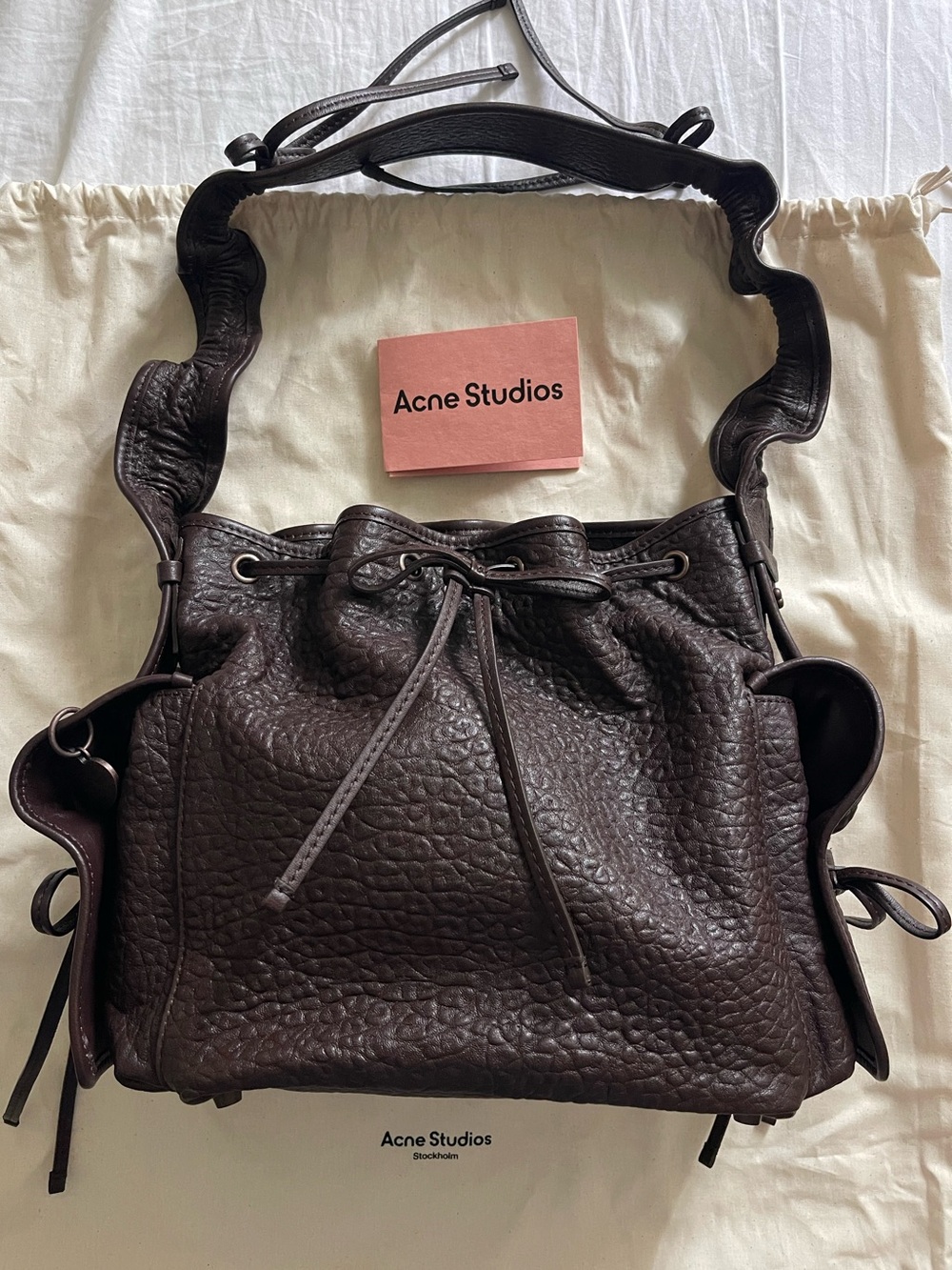 Acne Studios Multipocket Bucket Big Grainy
